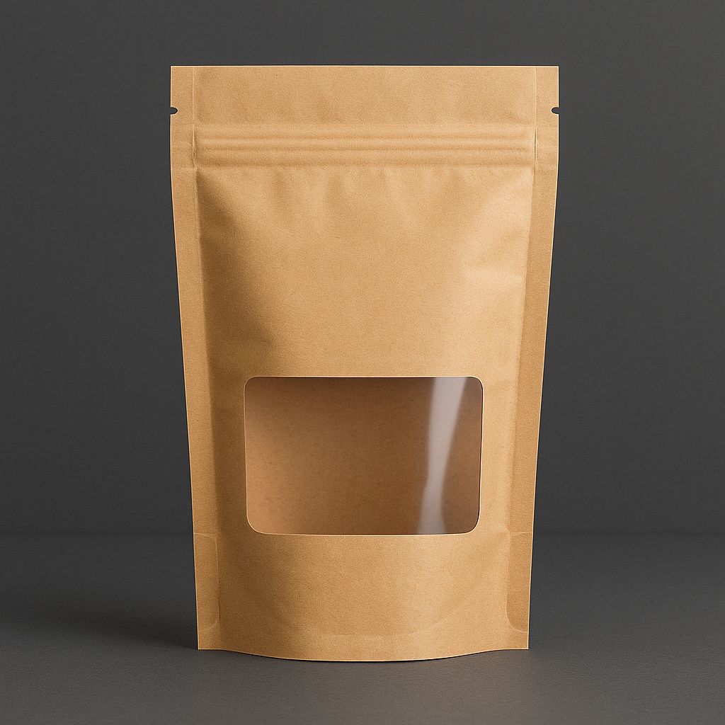 Pencereli / Kraft Doypack